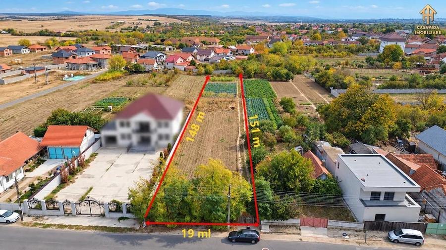 Teren de 2886 mp, în Coșteiu