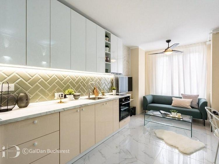 Apartament cu 2 camere nedecomandat, mobilat în Cișmigiu