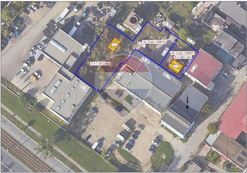Teren Construcții intravilan de 1840 mp, în Exterior Vest