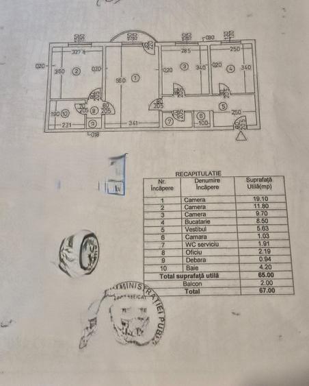 Apartament 3 camere de vânzare | Titan – Bulevardul 1 Decembrie 1918 | Etaj 1 | - 6