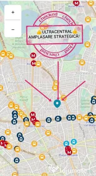 Apartament cu 3 camere semidecomandat în Victoriei