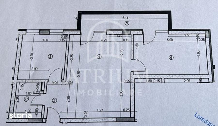 Apartament cu 2 camere în Baciu