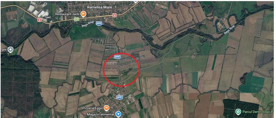 Teren Construcții intravilan de 591 mp, în Bucovăț (Remetea Mare)
