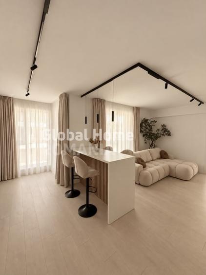 Apartament cu 3 camere decomandat, mobilat în Pipera