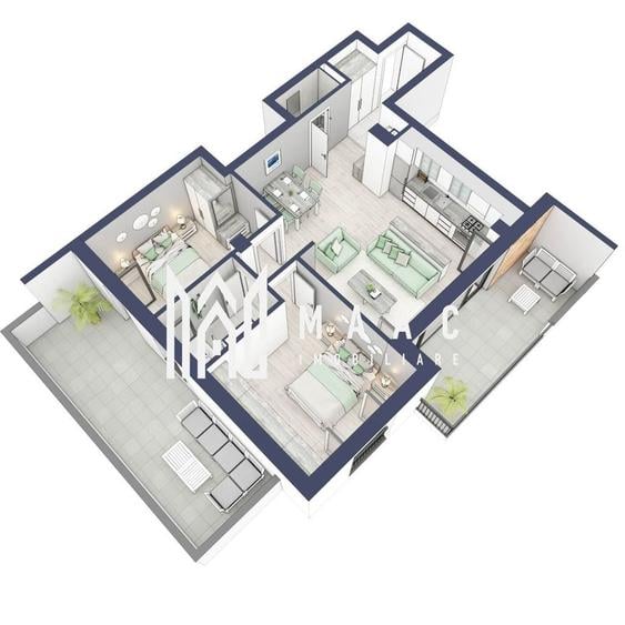 Apartament cu 3 camere în Turnișor