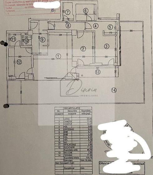 Apartament cu 3 camere decomandat, mobilat în Iancu Nicolae