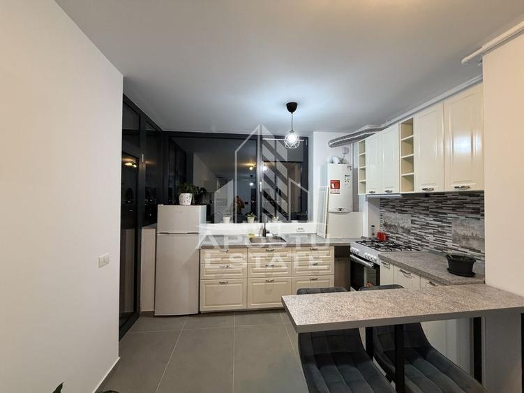 Apartament cu 2 camere semidecomandat în Torontalului