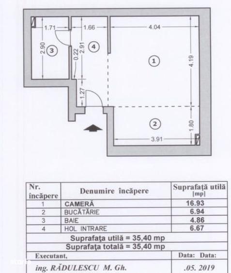 Garsonieră în Unirii
