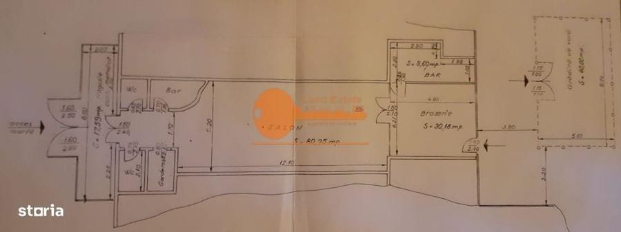 Spațiu comercial, de 135 mp, în Central