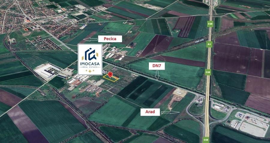 Teren Construcții extravilan de 6000 mp, în Exterior Nord