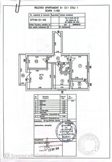 AP. 3 CAMERE - DOBROESTI, CENTRALA PROPRIE, BLOC NOU, LOC DE PARCARE - 3