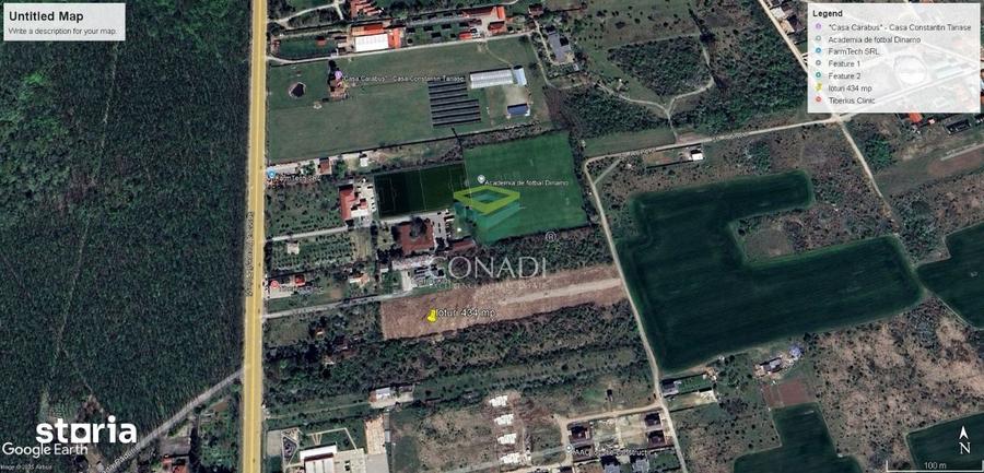 Teren de 3473 mp, în Balotești