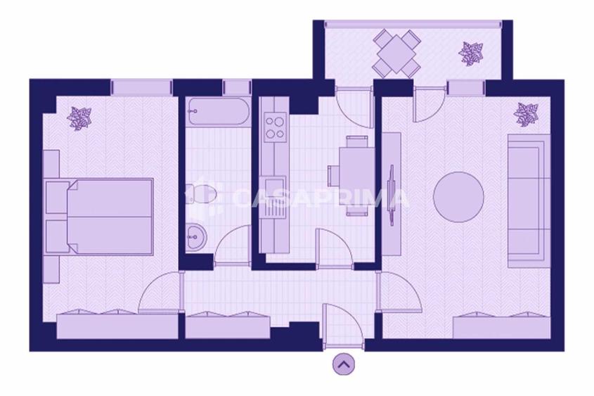Apartament cu 2 camere decomandat în Păcurari