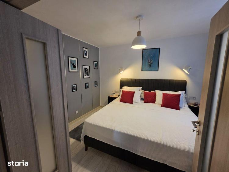 Casa str Sirenelor parter + subsol mobilata modern curte comuna - 6