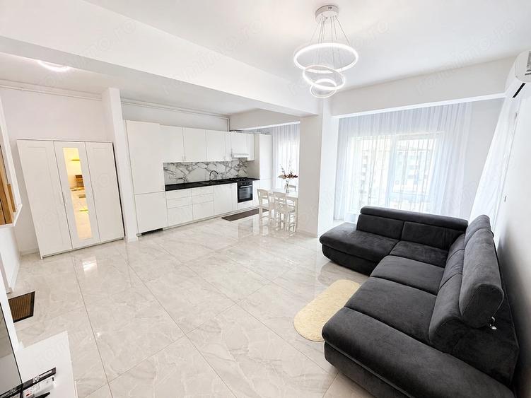 Apartament cu 2 camere semidecomandat, mobilat în Giroc