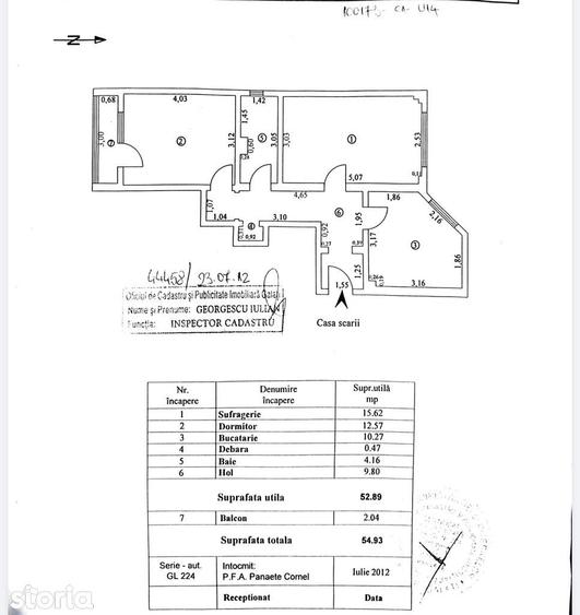 Apartament cu 2 camere în Central