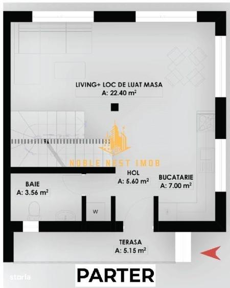 Casă cu 3 camere în Mărăcineni