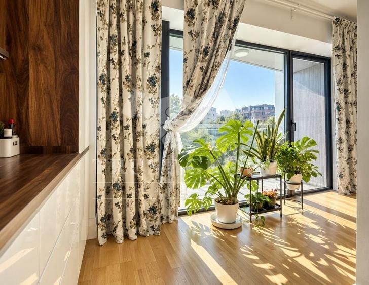 Apartament cu 3 camere decomandat, mobilat în Barbu Văcărescu