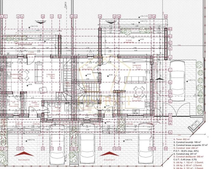 Duplex cu 3 camere cu Canalizare în Săcălaz