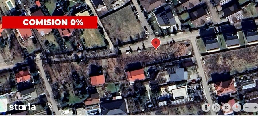 Teren de 1217 mp, în Corbeanca