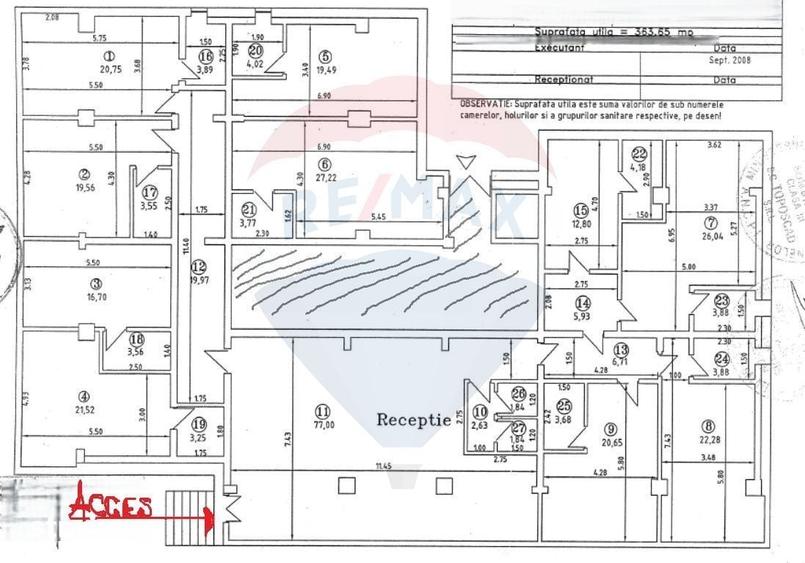 Spațiu comercial, de 363.65 mp, în Țiglina 1