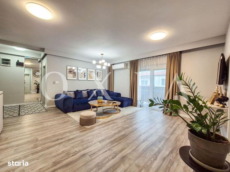Apartament cu 4 camere semidecomandat, mobilat în Chișoda