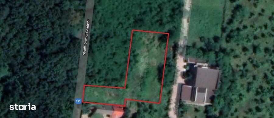 Teren de 1065 mp, în Gruiu
