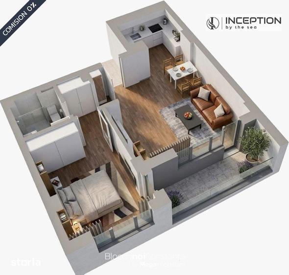 Apartament cu 2 camere în Nord