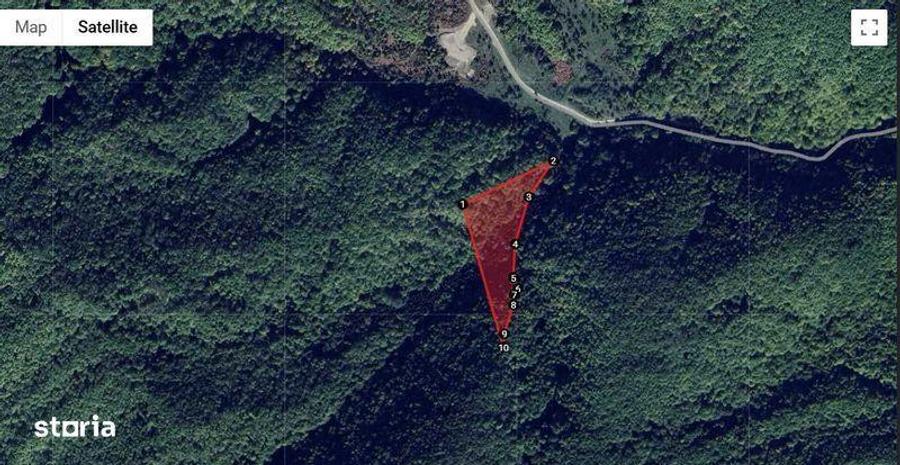 Teren de 20000 mp, în Scorțeni