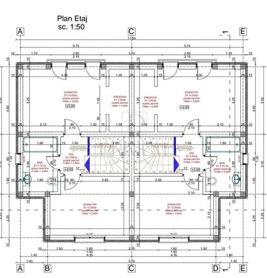 Duplex 4 camere - dormitor la parter - personalizare interioara - 9