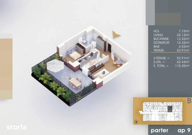 Apartament cu 2 camere decomandat în Theodor Pallady — fotografia 1
