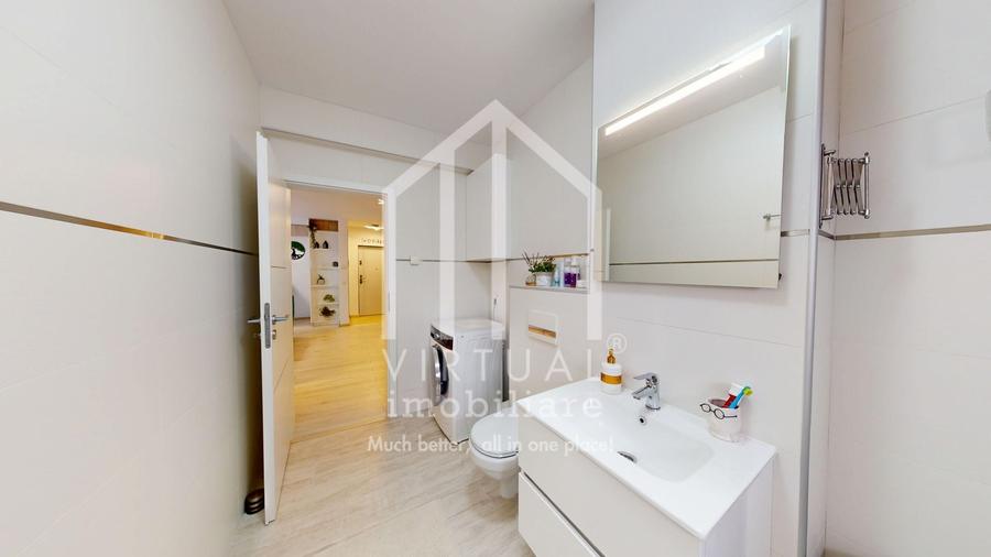Apartament cu 3 camere decomandat, mobilat în Piața Cluj