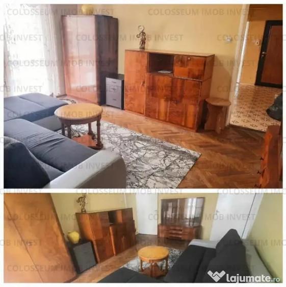 Apartament cu 3 camere semidecomandat în Florilor