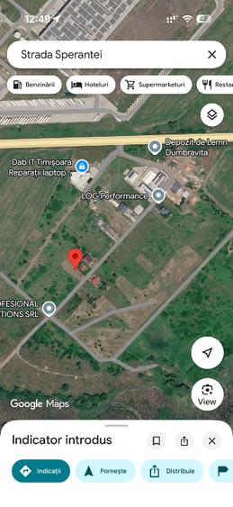 Teren Construcții intravilan de 1097 mp, în Dumbrăvița
