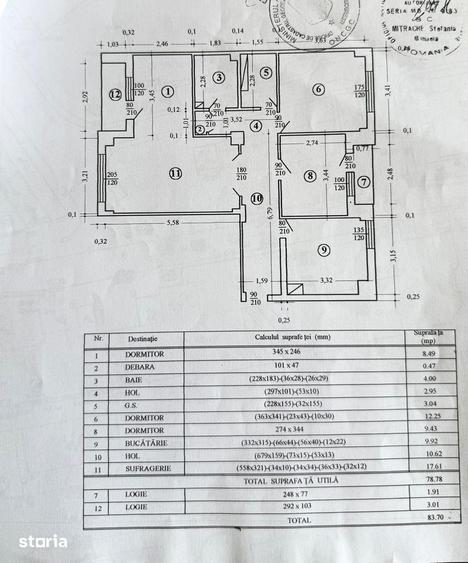 Apartament cu 4 camere decomandat, mobilat în Crângași