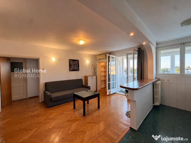 Apartament cu 2 camere semidecomandat, mobilat în Amzei