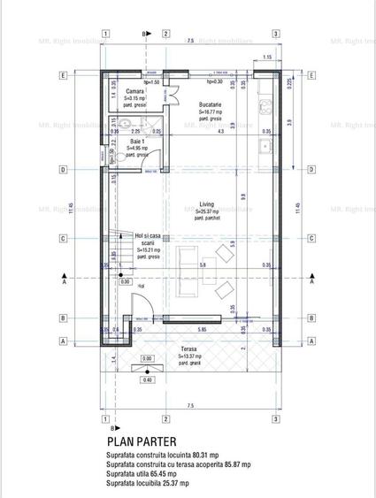 Casă cu 4 camere cu Teren 650 Mp în Sânpetru