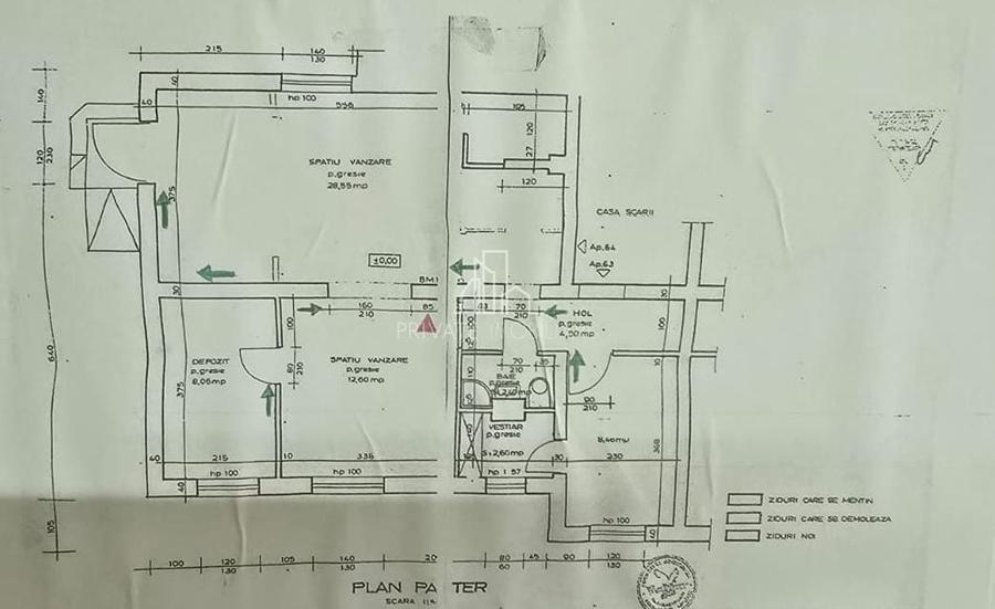 Spațiu comercial, de 70 mp, în Libertății