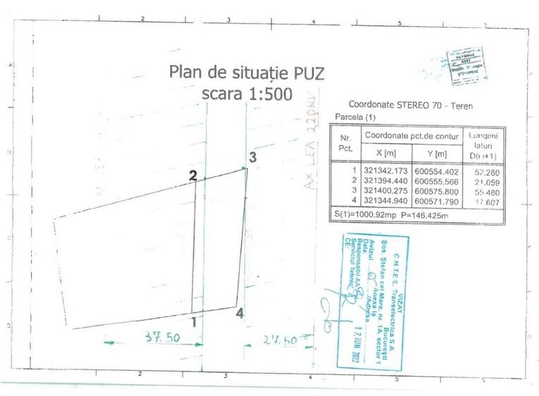 Teren Construcții intravilan de 3500 mp, în Glina