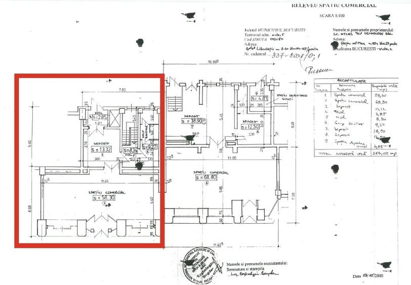 Spațiu comercial, de 120 mp, în Parcul Carol