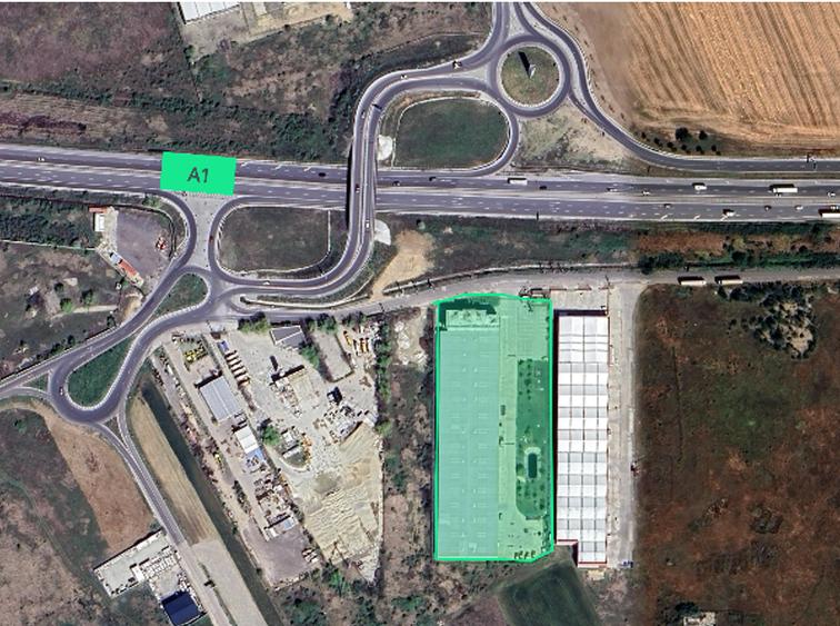 Spațiu industrial, de 6,500 mp, în Bolintin-Deal