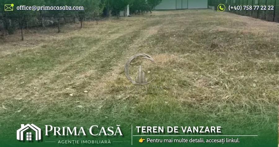 Teren de 1850 mp, în Vernești