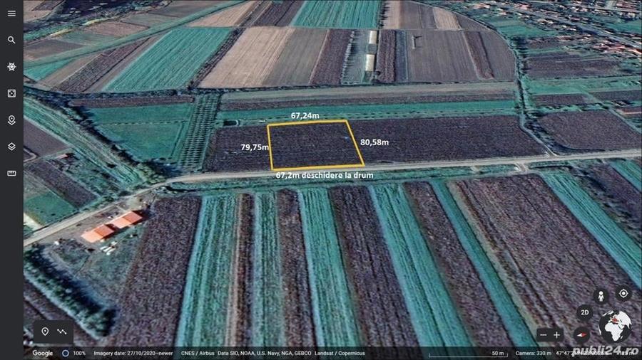 Teren de 5300 mp, în Odoreu
