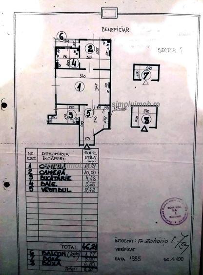 Apartament cu 2 camere semidecomandat, mobilat în Calea Plevnei