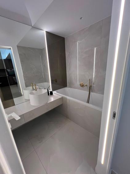 Apartament cu 2 camere semidecomandat, mobilat în Pipera