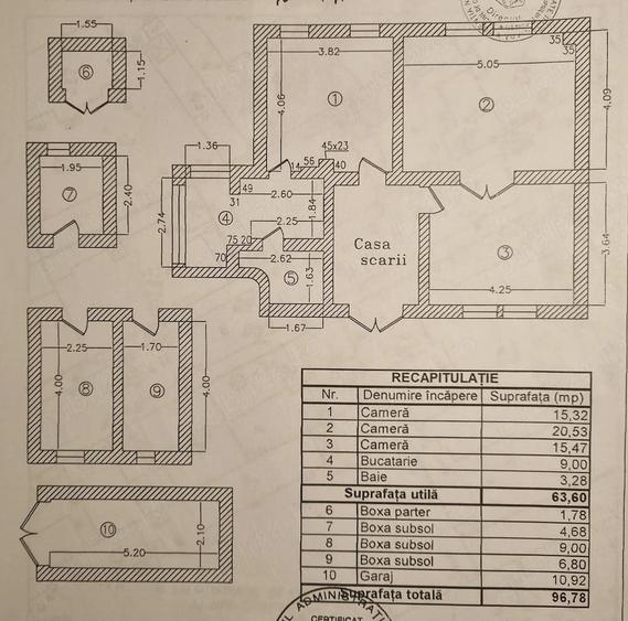 Vand apartament parter, demisol si curte in zona centrala - 2