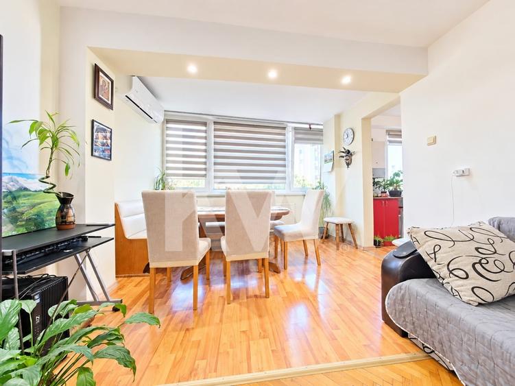 Apartament cu 3 camere decomandat, mobilat în Griviței