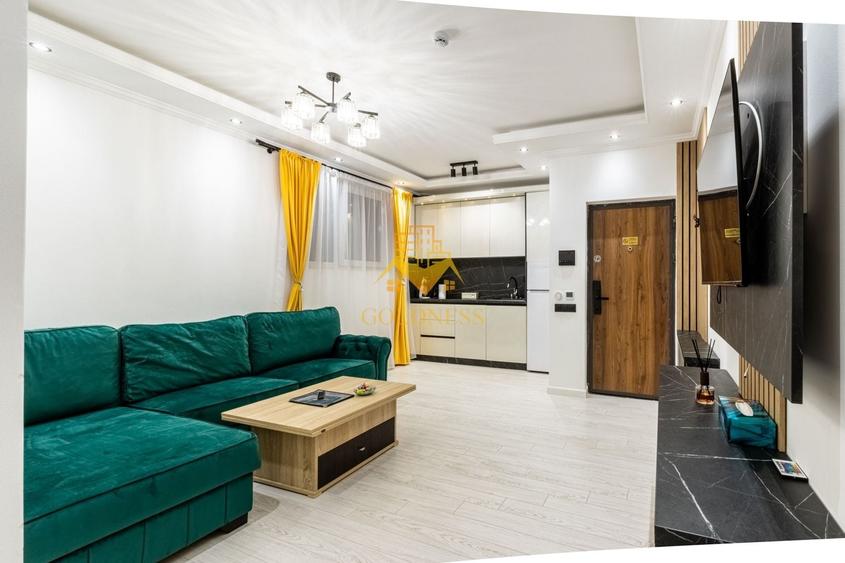 Apartament cu 2 camere semidecomandat, mobilat în Între Lacuri