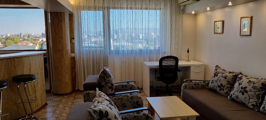 Apartament cu 2 camere semidecomandat în Central
