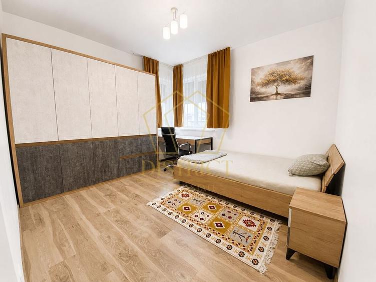 Apartament cu 3 camere semidecomandat, mobilat în Giroc